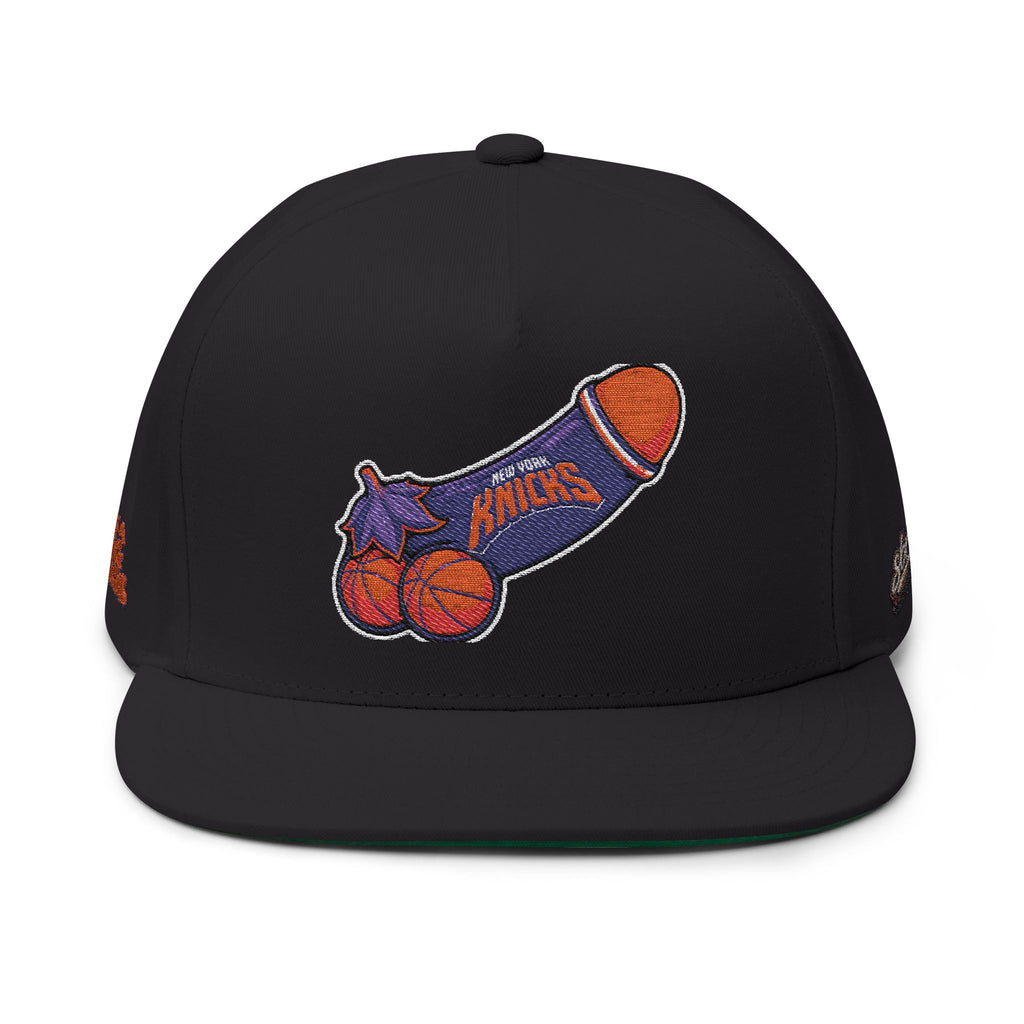 Embroidered Rocket Knicks Big Boy Flat Bill Cap