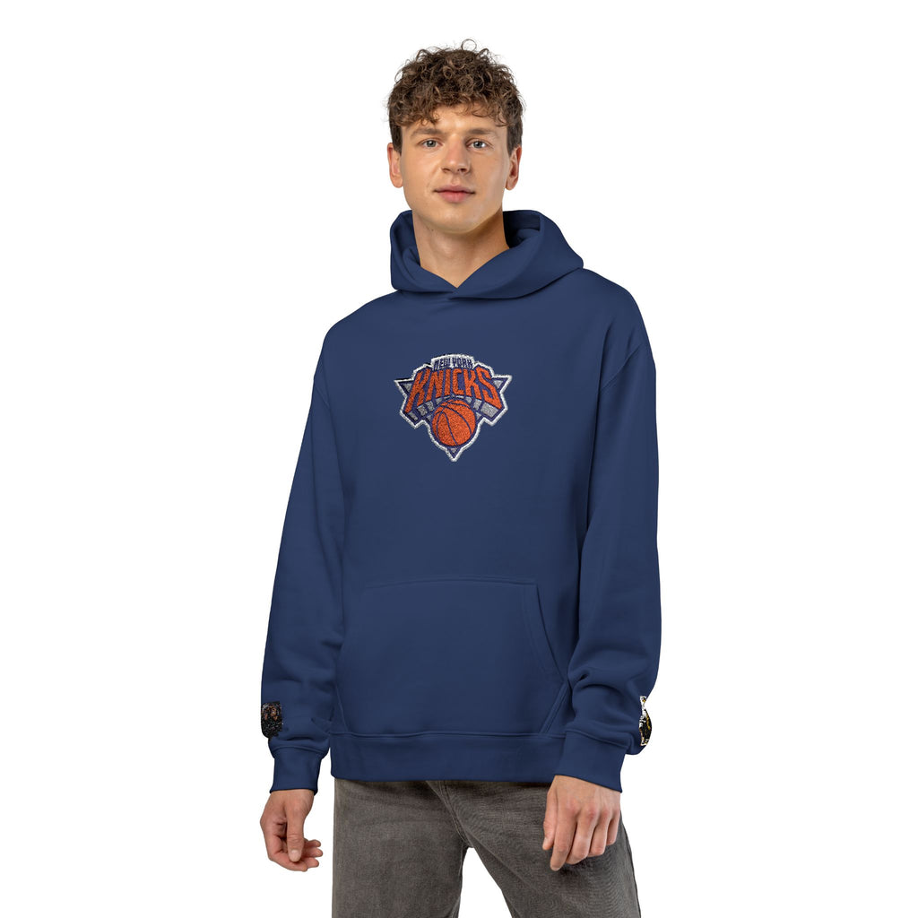 New York Knicks Logo Hoodie - Relaxed Streetwear Pullover