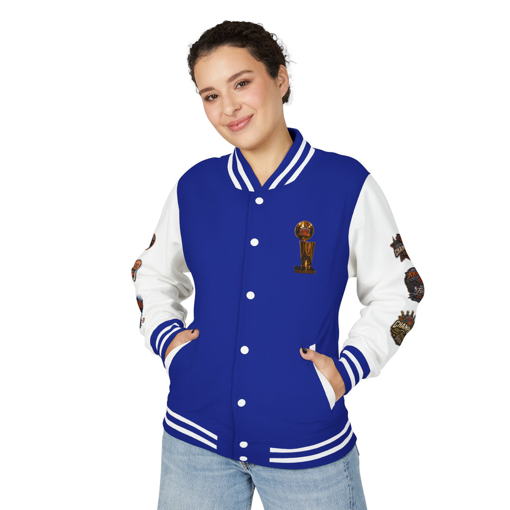 Knicks Patch Letterman Jacket — New York Basketball Varsity Jacket