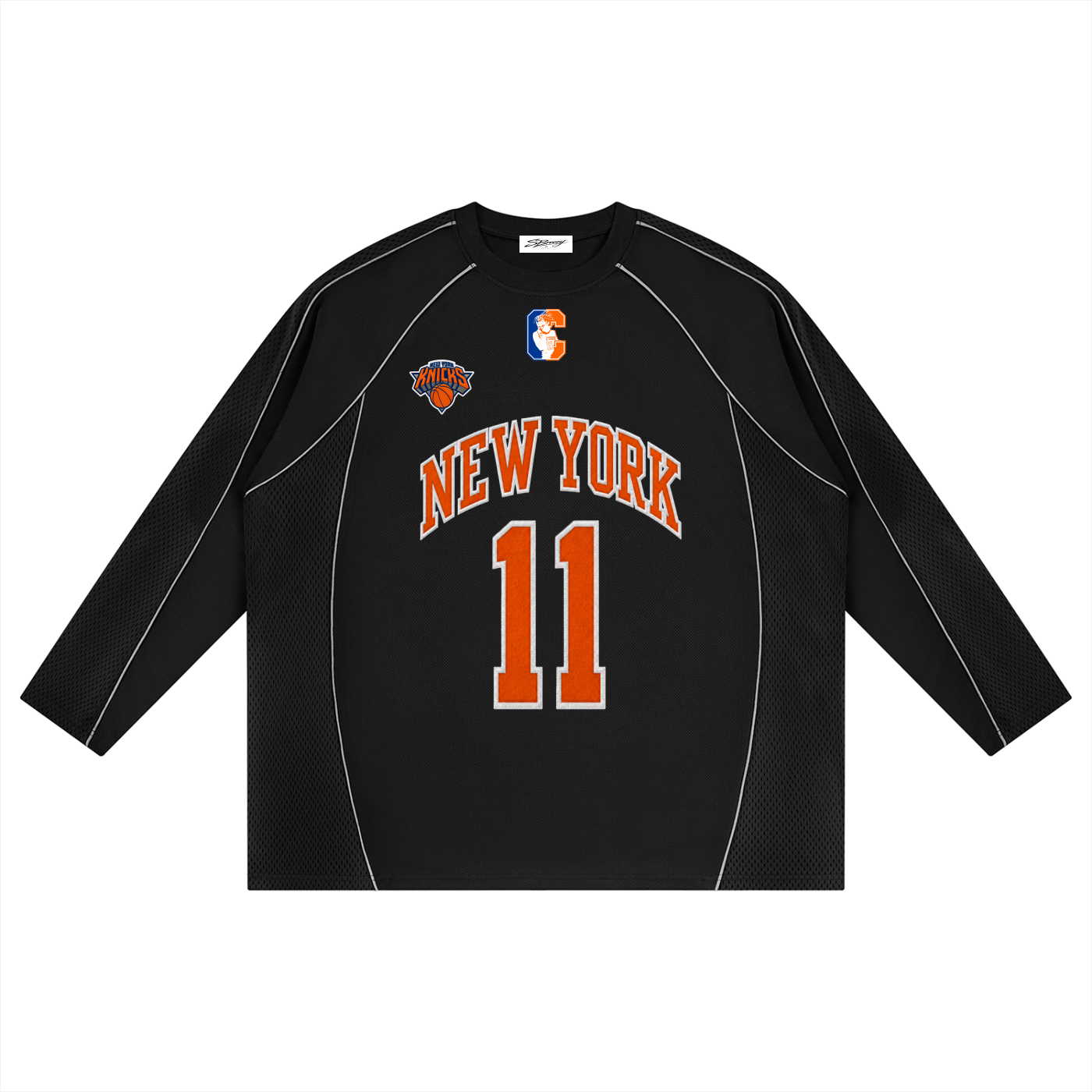 My cap Jalen Brunson Sbreezy Knicks Paneled Raglan Soccer Jersey