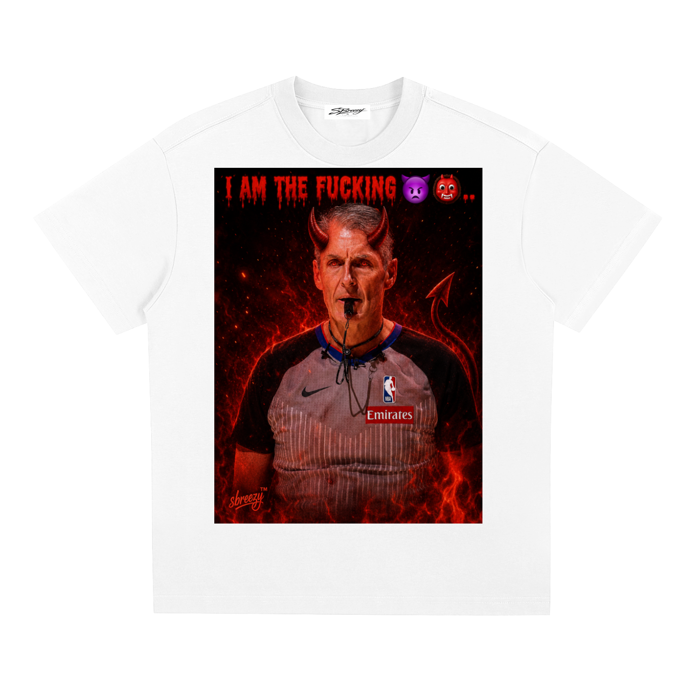 Evil devil NBA Foster T-Shirt