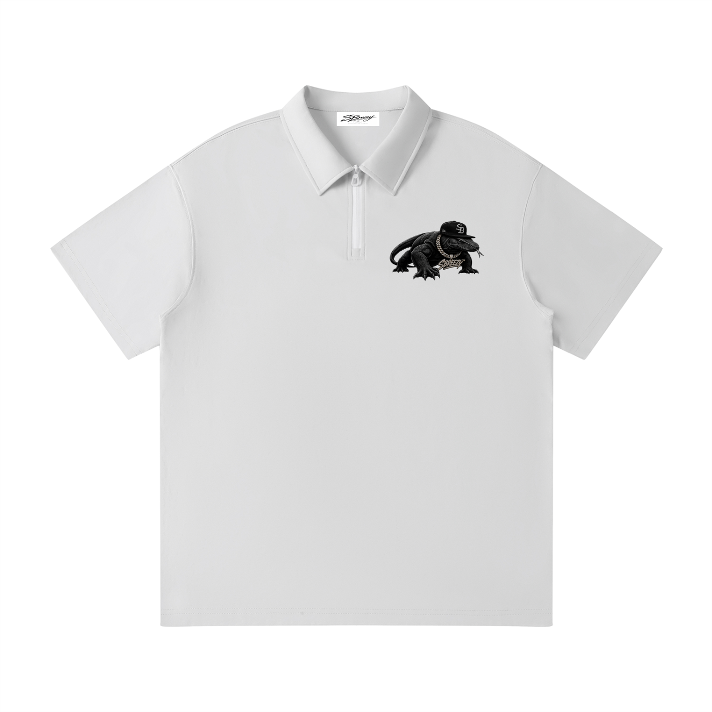 Sbreezy Komo Dragon Quarter-Zip Polo Shirt