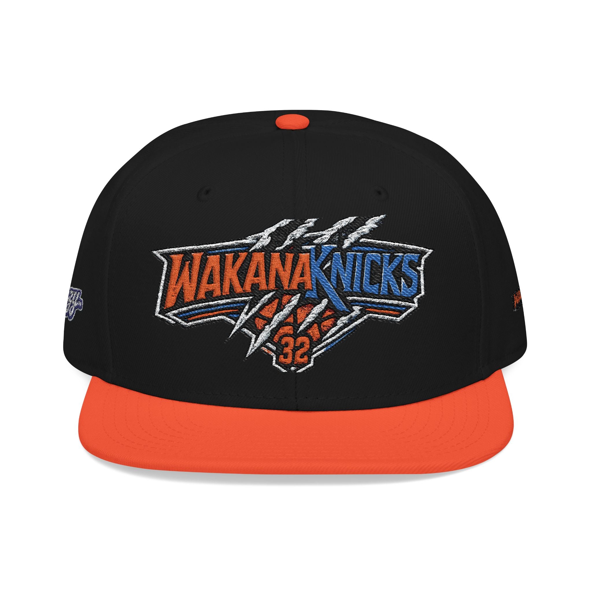 New York Knicks Embroidered Snapback Hat — Retro Team Logo Cap