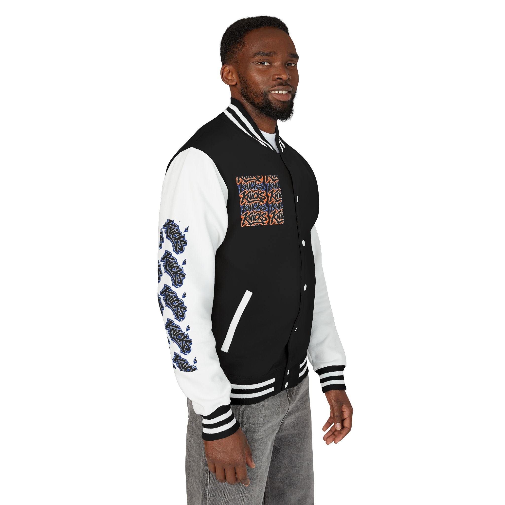 Knicks Graffiti Letterman Jacket