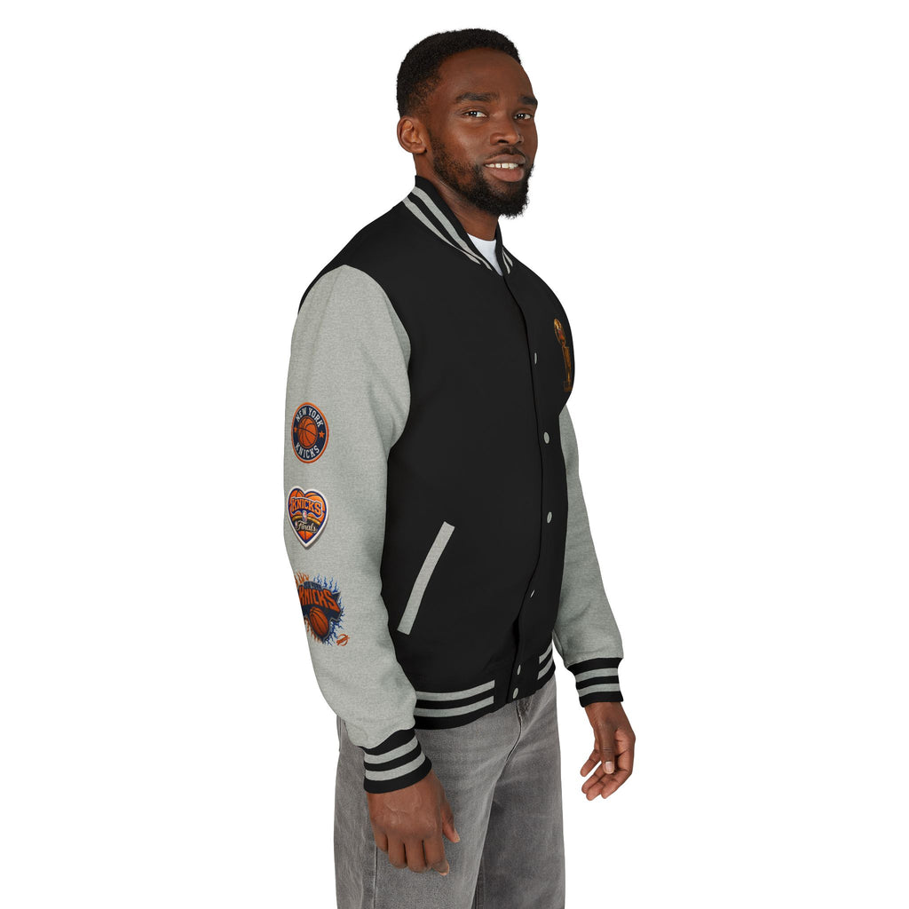 Knicks Patch Letterman Jacket — New York Basketball Varsity Jacket