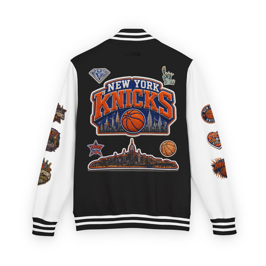 Knicks Patch Letterman Jacket — New York Basketball Varsity Jacket