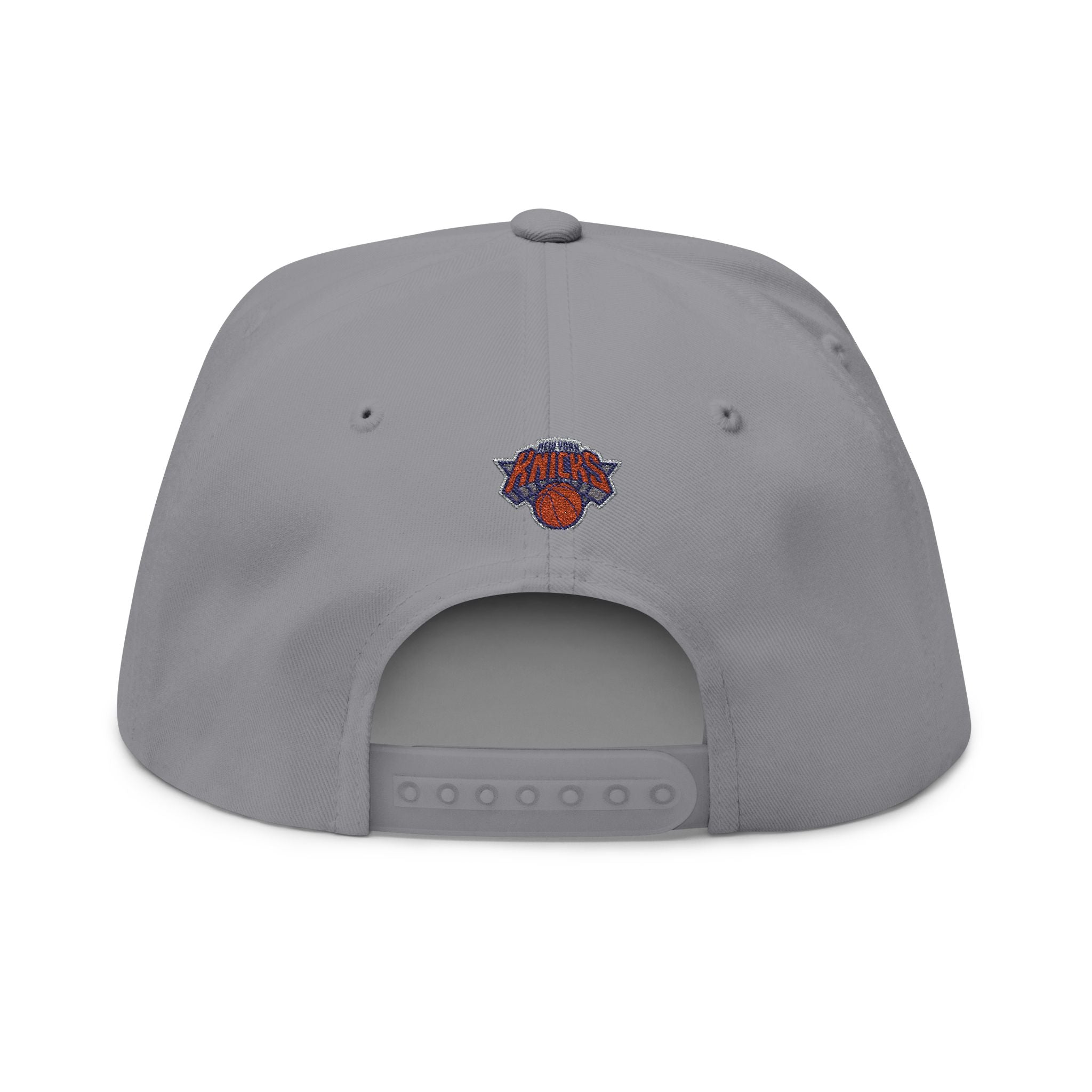 New York Dad Basketball Flat Bill Cap — Embroidered Sports Dad Hat