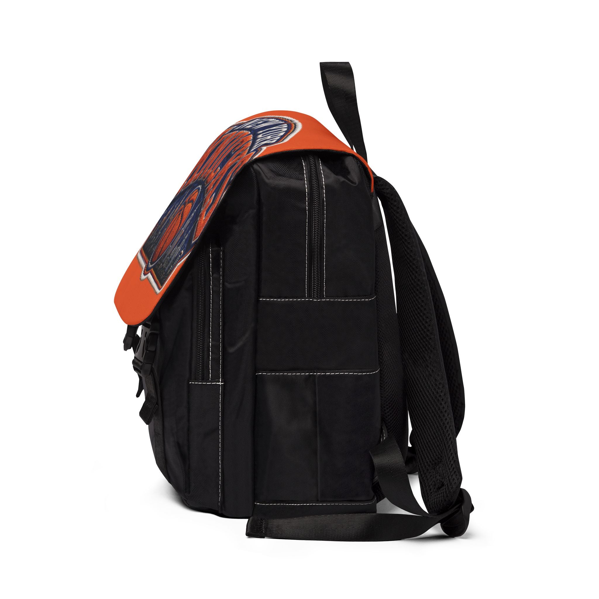 New York Knicks Logo Shoulder Backpack — Casual NBA Fan School Bag