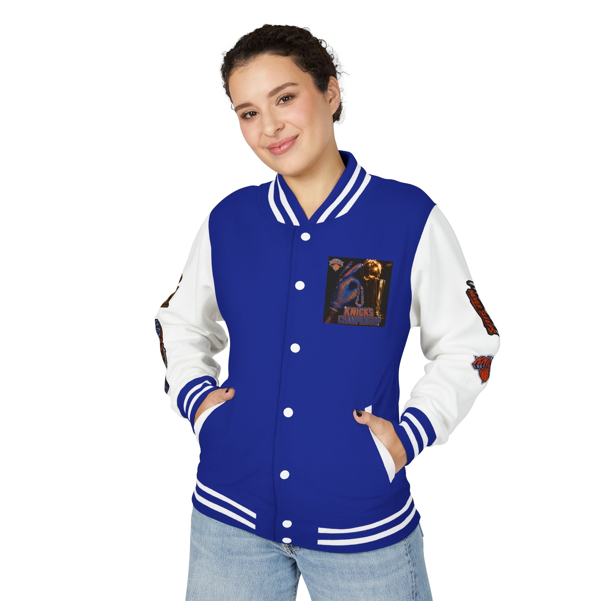 Knicks Letterman Jacket — Vintage NYC Basketball Varsity Jacket