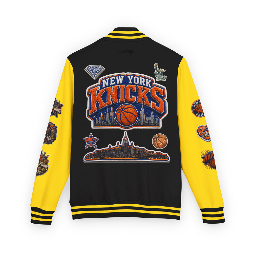 Knicks Patch Letterman Jacket — New York Basketball Varsity Jacket