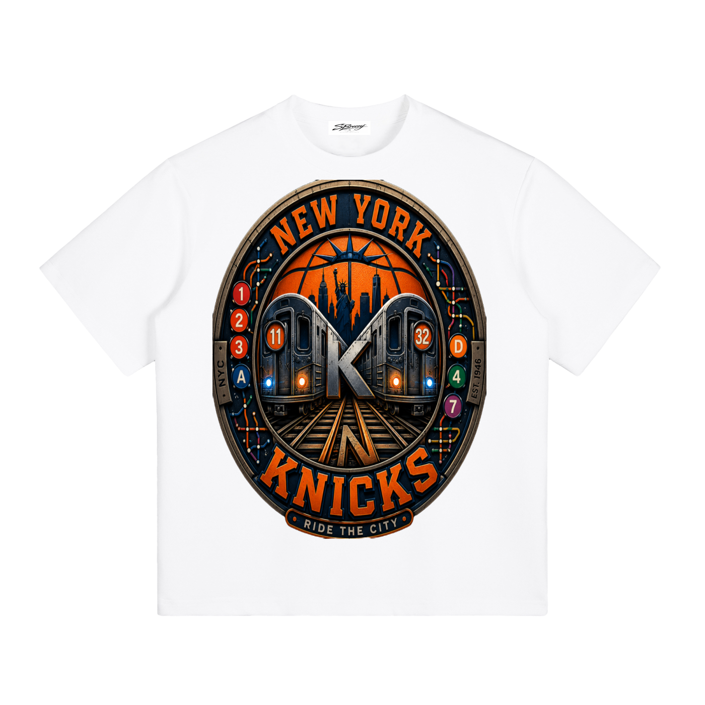 Knicks subway logo T-Shirt