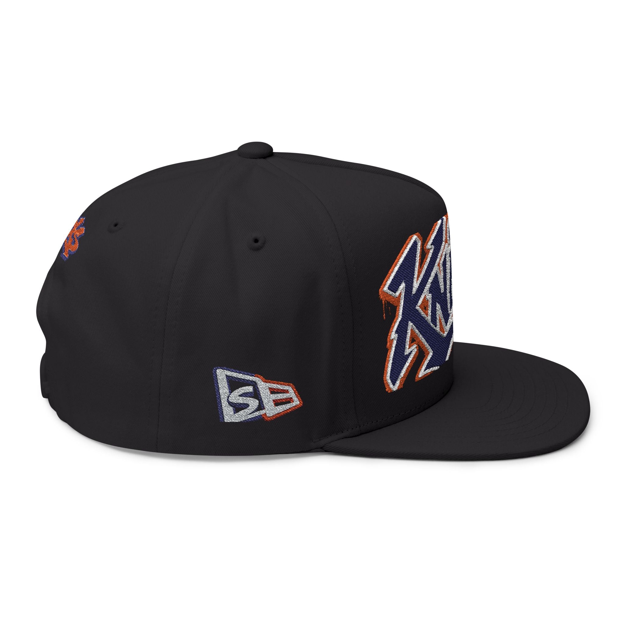 Knicks Embroidered Flat Bill Cap