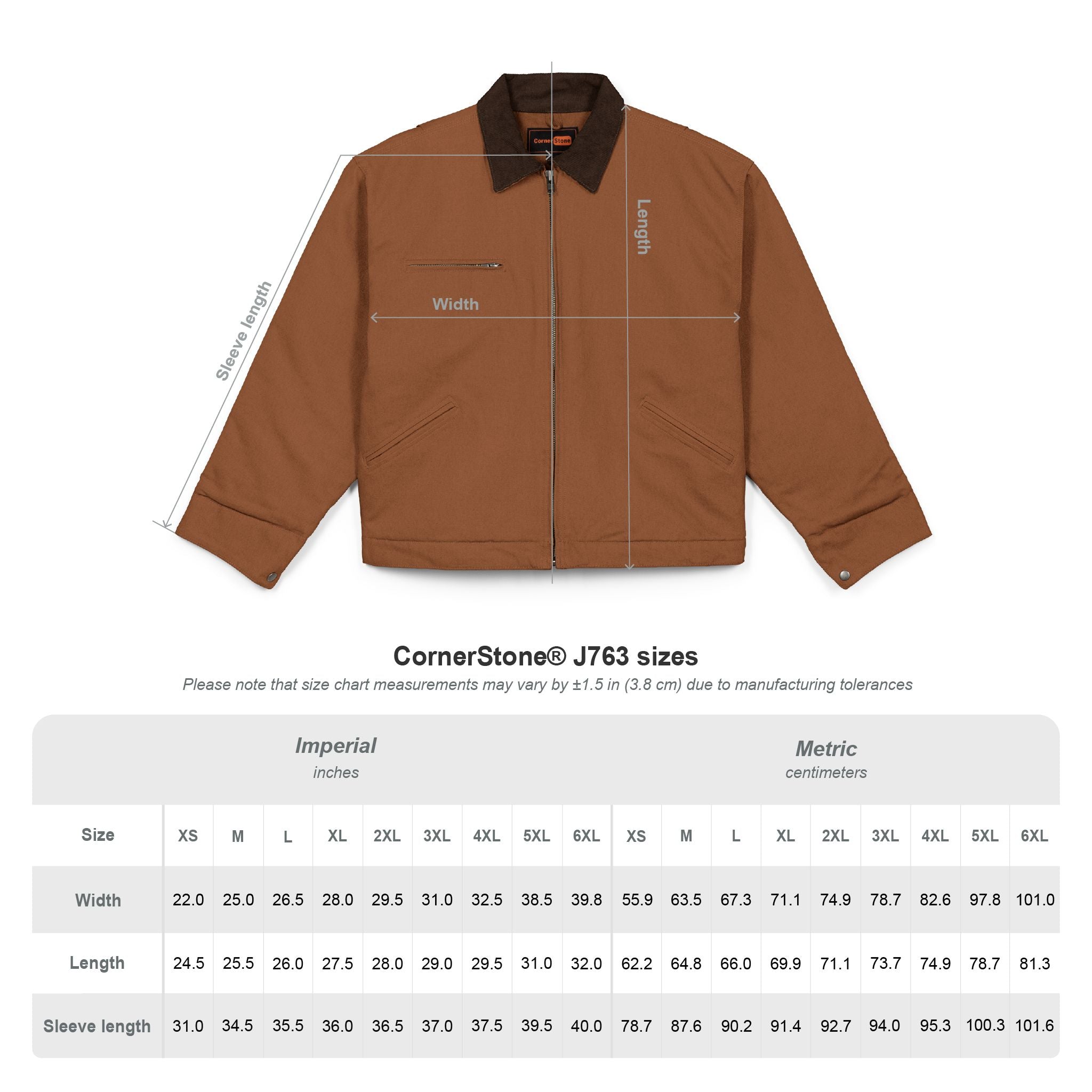 Knicks Duck Cloth Work Jacket — Embroidered Floral Patch Chest