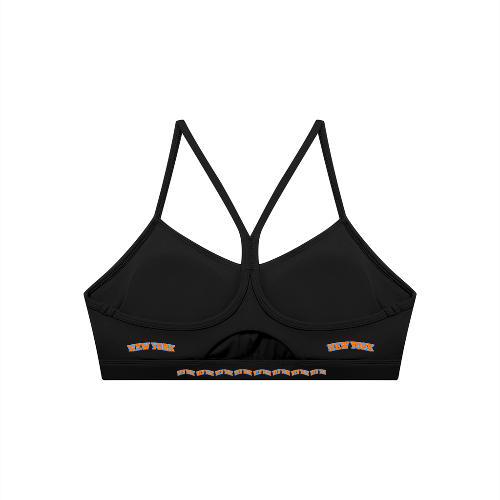 Knicks Women's Tight Cropped Sports Bra