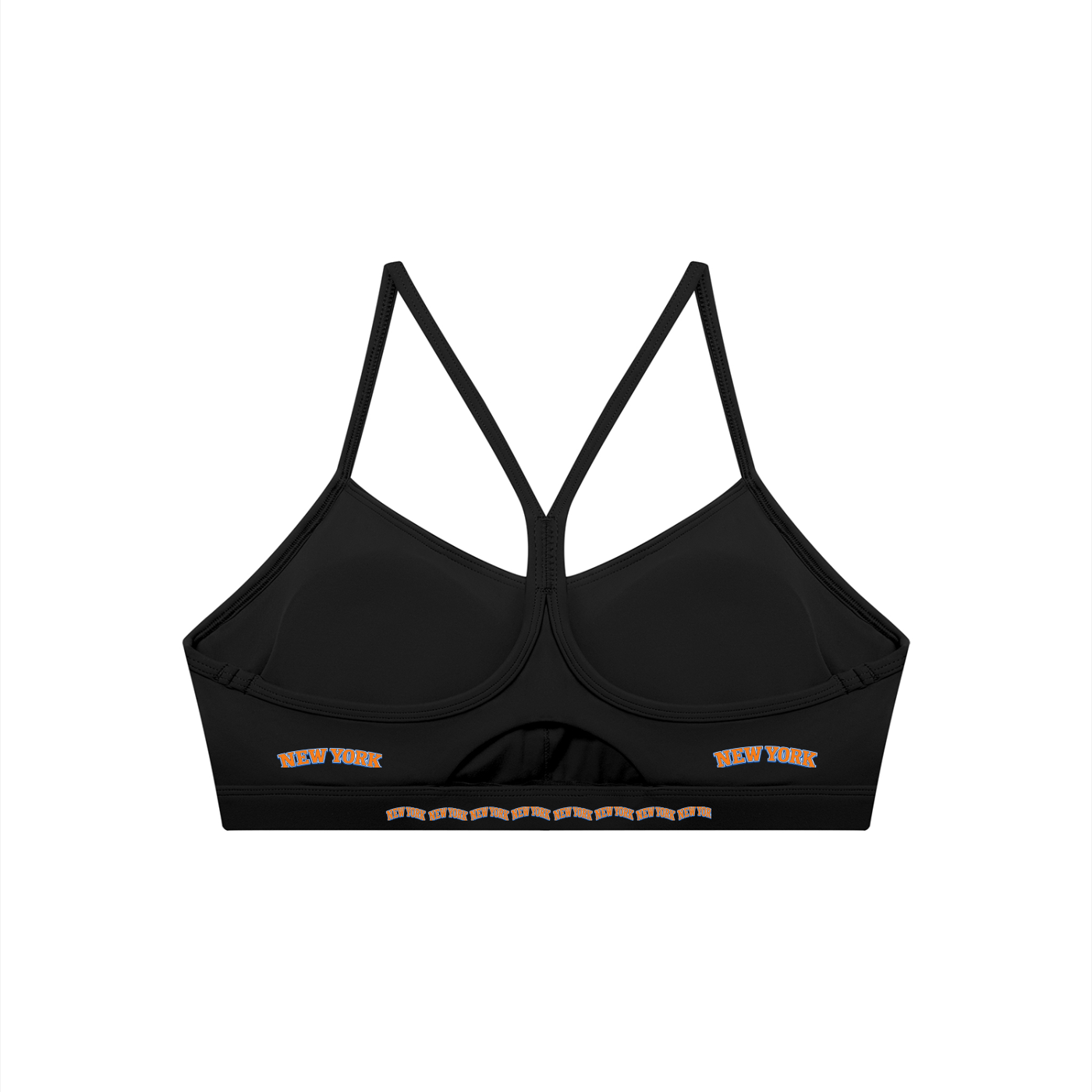 Knicks Women's Tight Cropped Sports Bra
