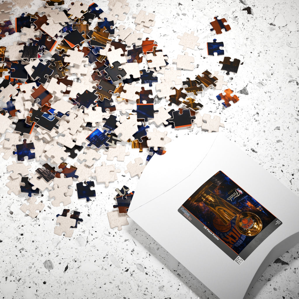 NBA Finals Trophy Puzzle — Basketball Championship Jigsaw (110/252/520/1014 pcs)
