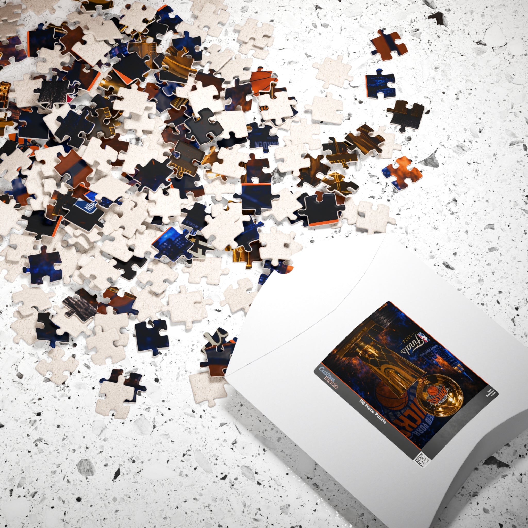 NBA Finals Trophy Puzzle — Basketball Championship Jigsaw (110/252/520/1014 pcs)