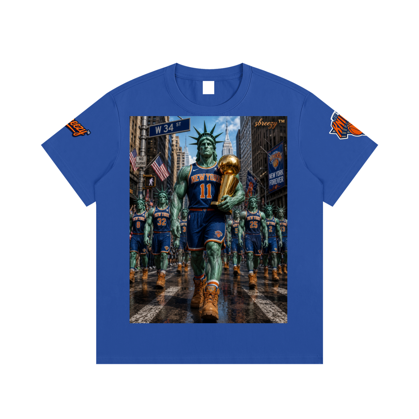 Statue  Of Jalen Brunson T-shirt
