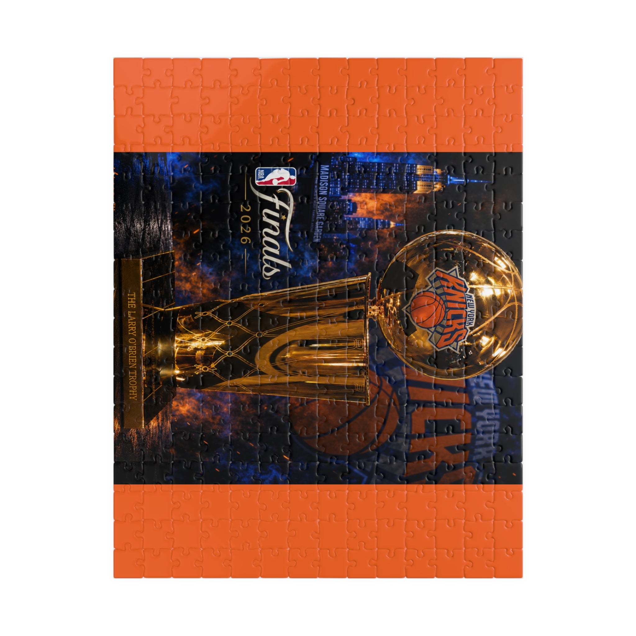 NBA Finals Trophy Puzzle — Basketball Championship Jigsaw (110/252/520/1014 pcs)