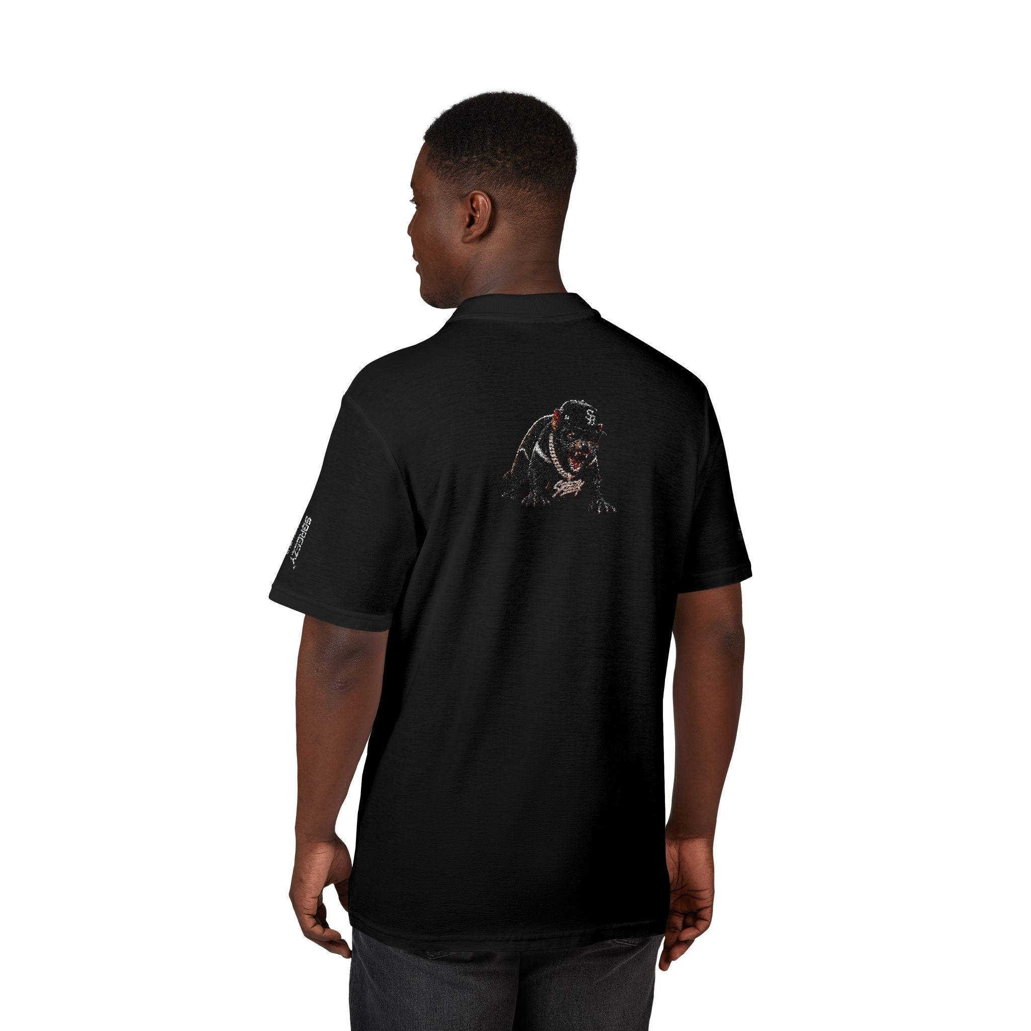 Embroidered Sbreezy Tasmanian Devil Kingdom Polo Shirt