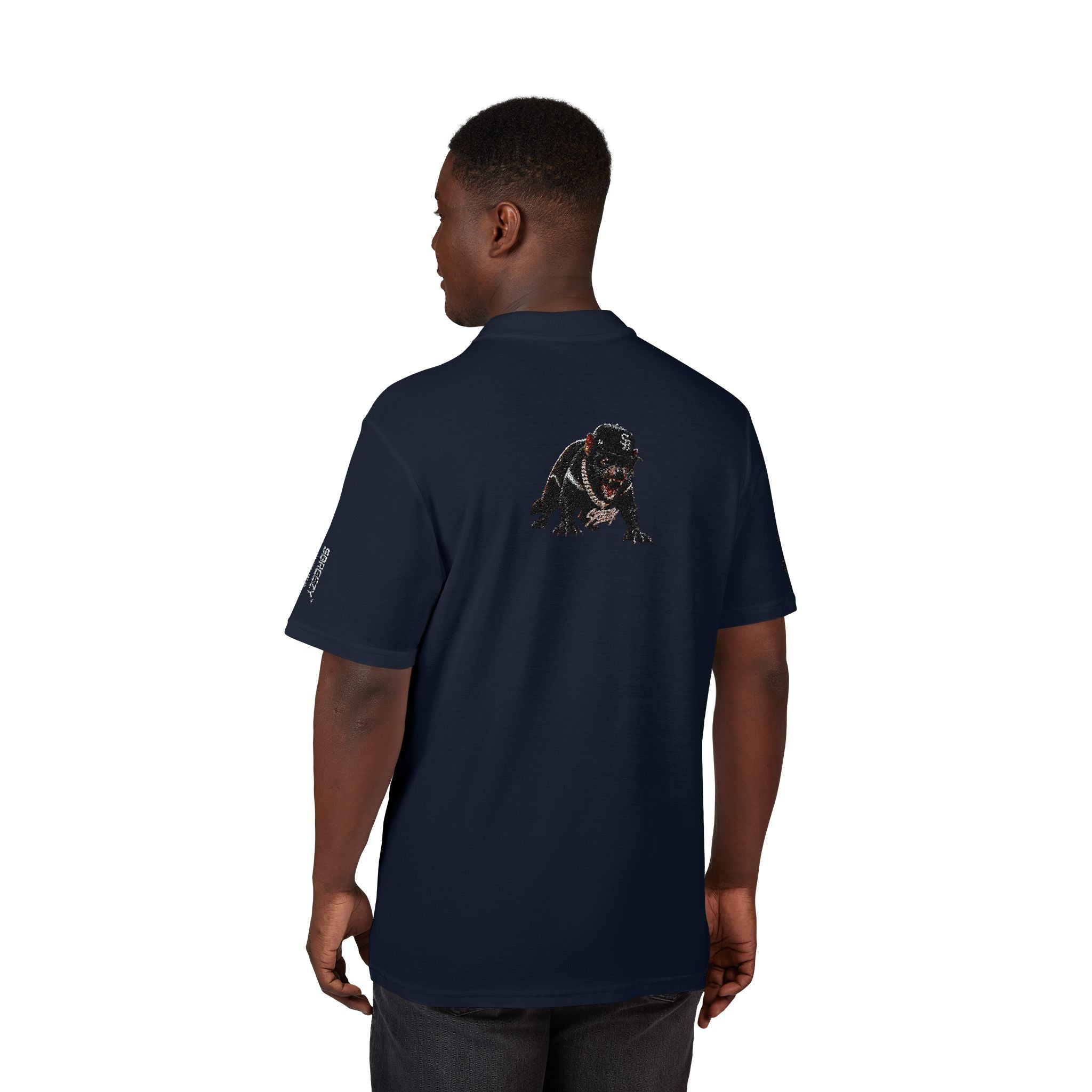 Embroidered Sbreezy Tasmanian Devil Kingdom Polo Shirt