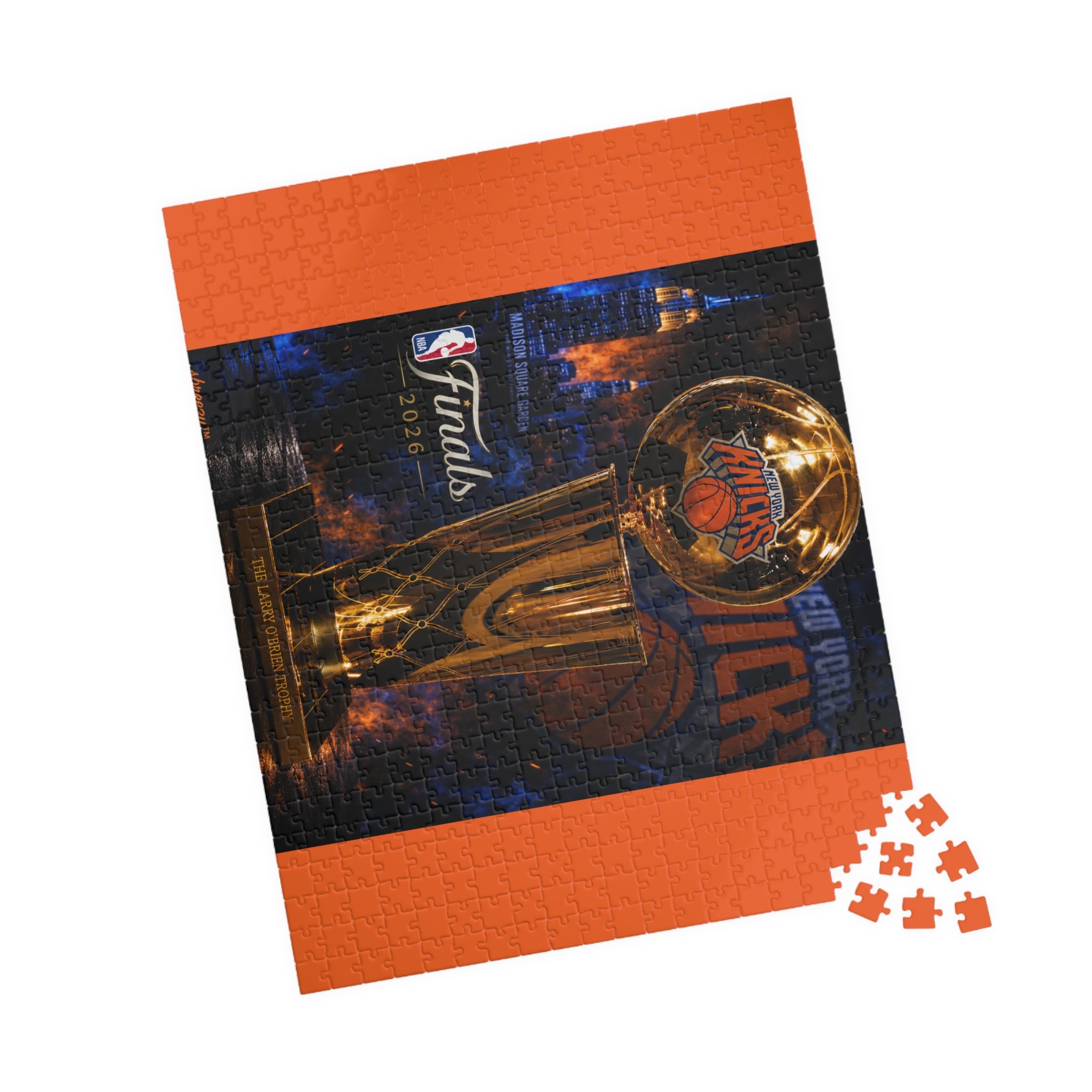 NBA Finals Trophy Puzzle — Basketball Championship Jigsaw (110/252/520/1014 pcs)