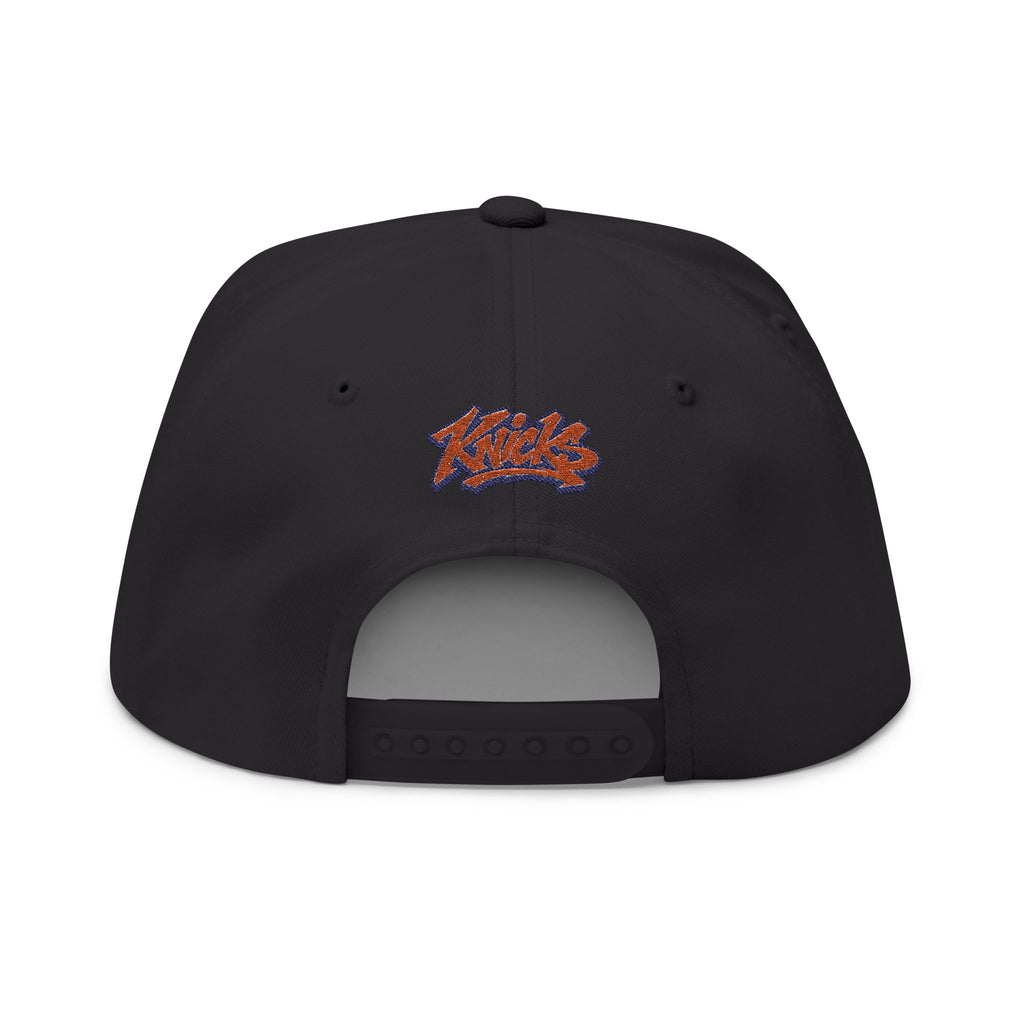 Knicks Embroidered Flat Bill Cap