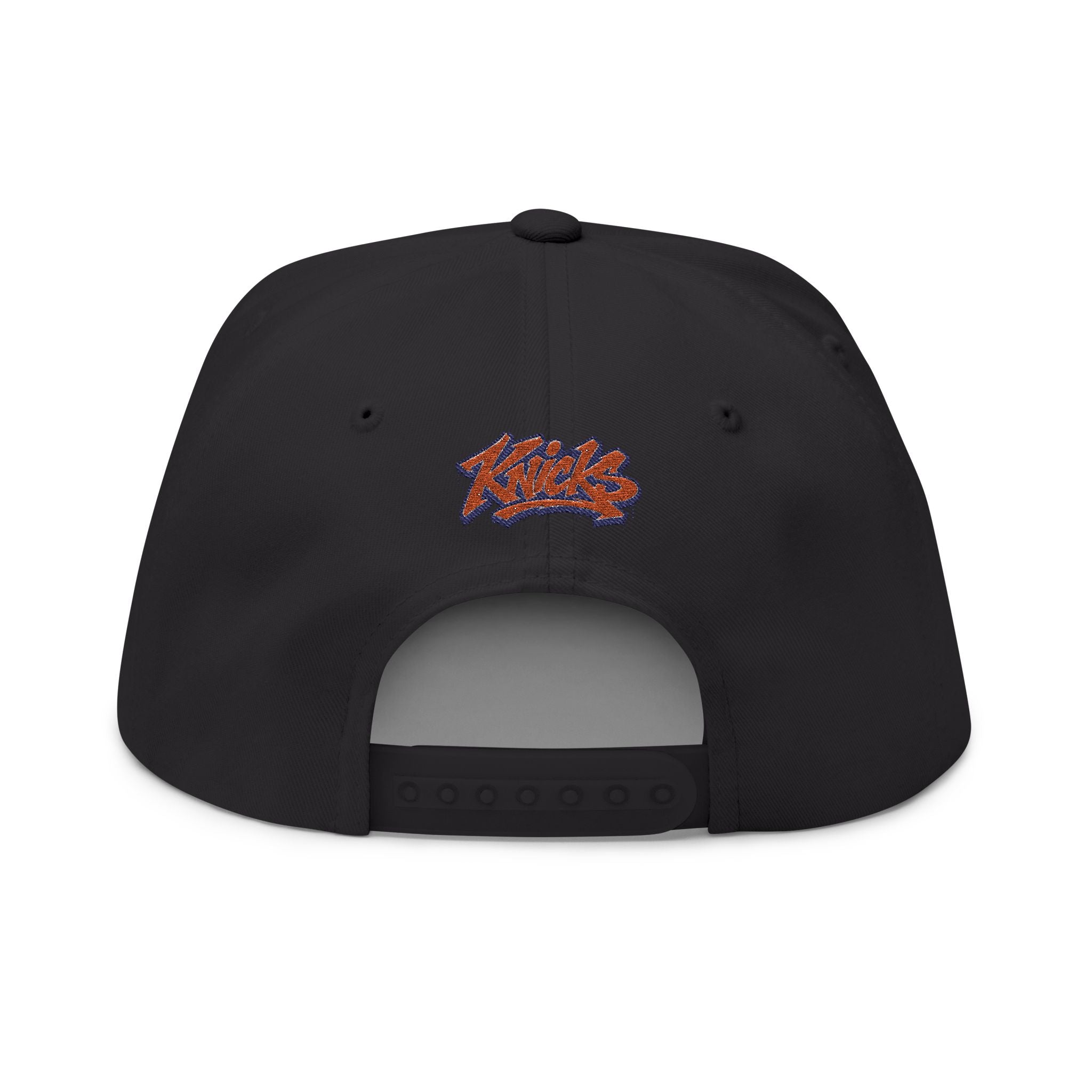 Knicks Embroidered Flat Bill Cap