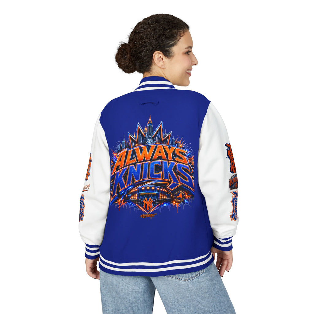 Always Knicks Letterman Jacket — New York Basketball Varsity Jacket