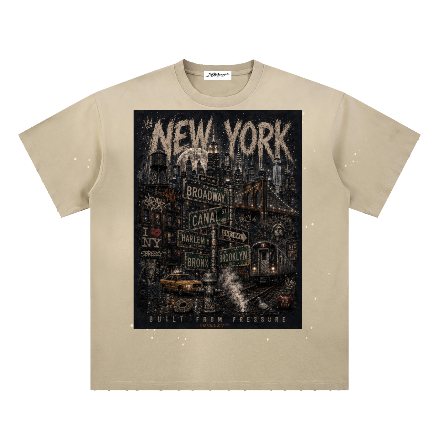 Nyc Paint Splatter T-Shirt