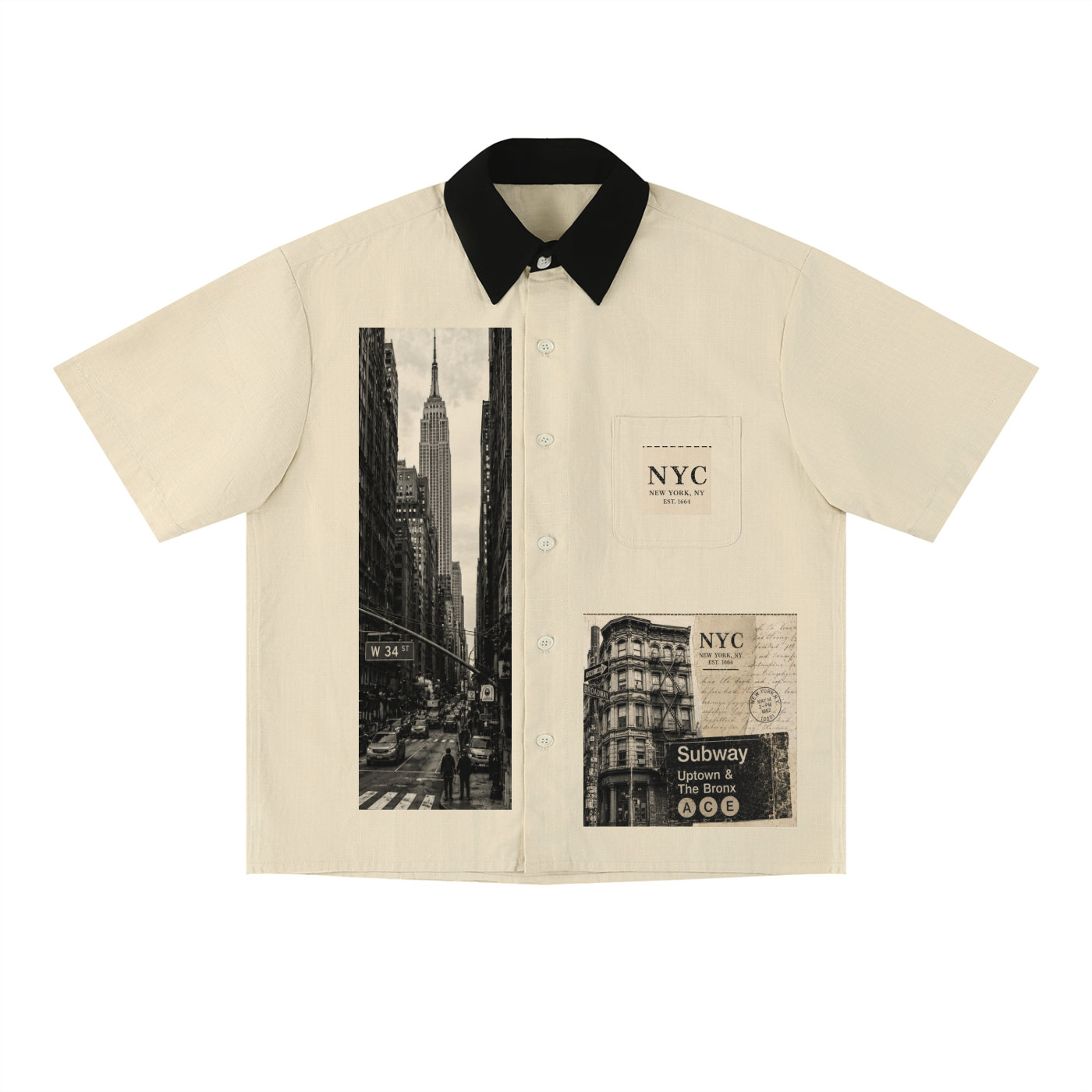 Nyc homer Short Sleeve Shirt