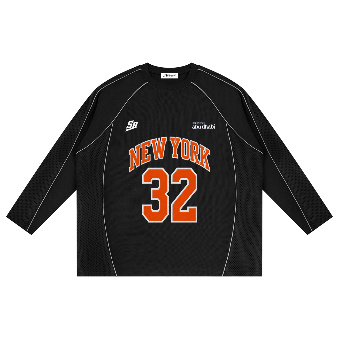 Karl Anthony Towns Sbreezy Knicks Paneled Raglan Soccer Jersey