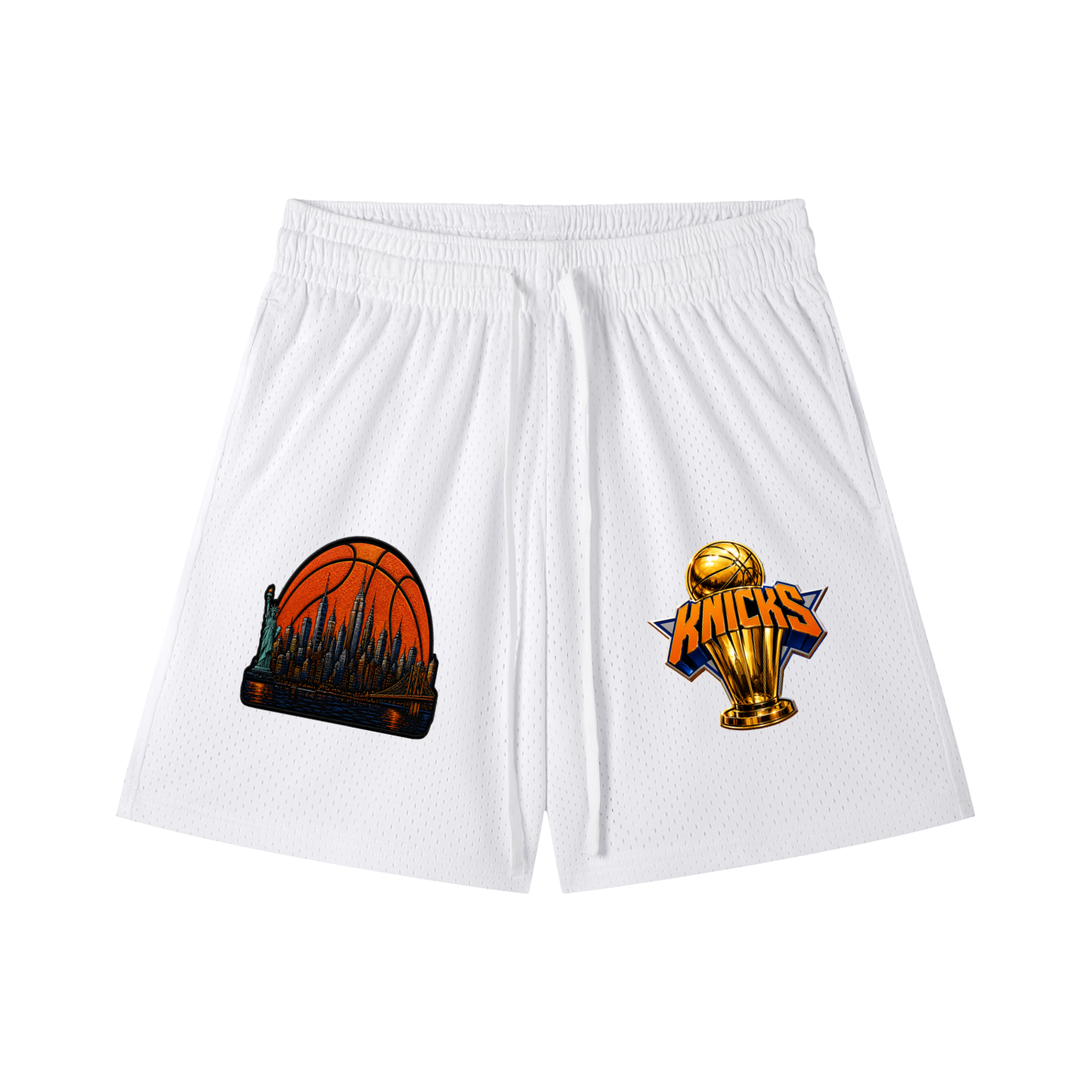 Knicks Championship Mesh Drawstring Shorts
