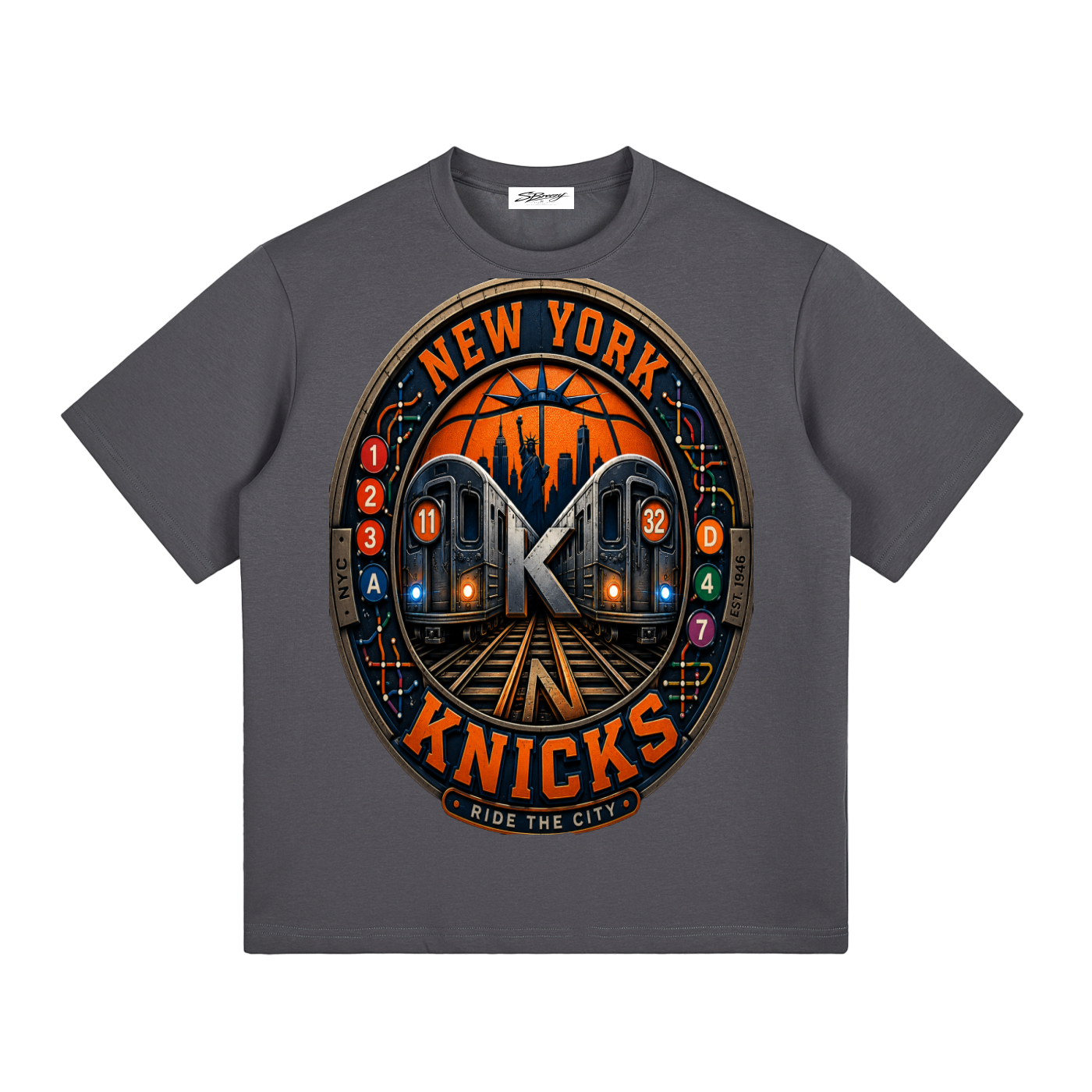 Knicks subway logo T-Shirt