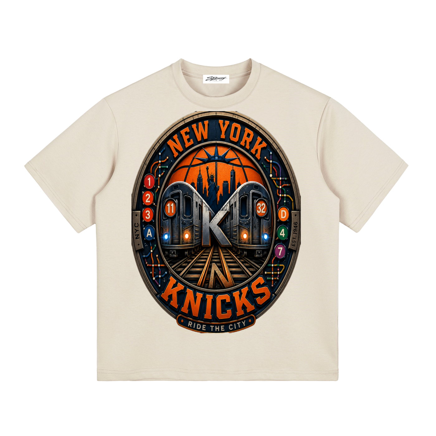 Knicks subway logo T-Shirt