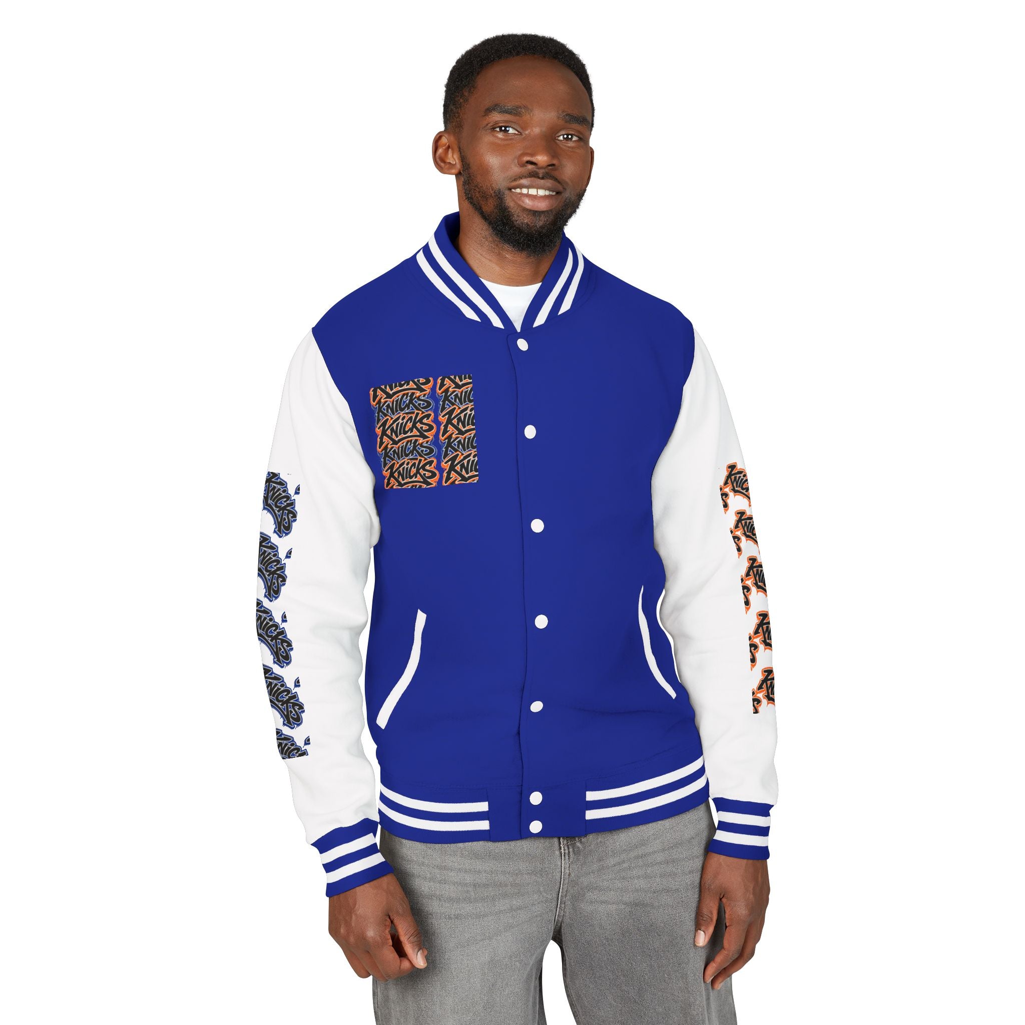 Knicks Graffiti Letterman Jacket