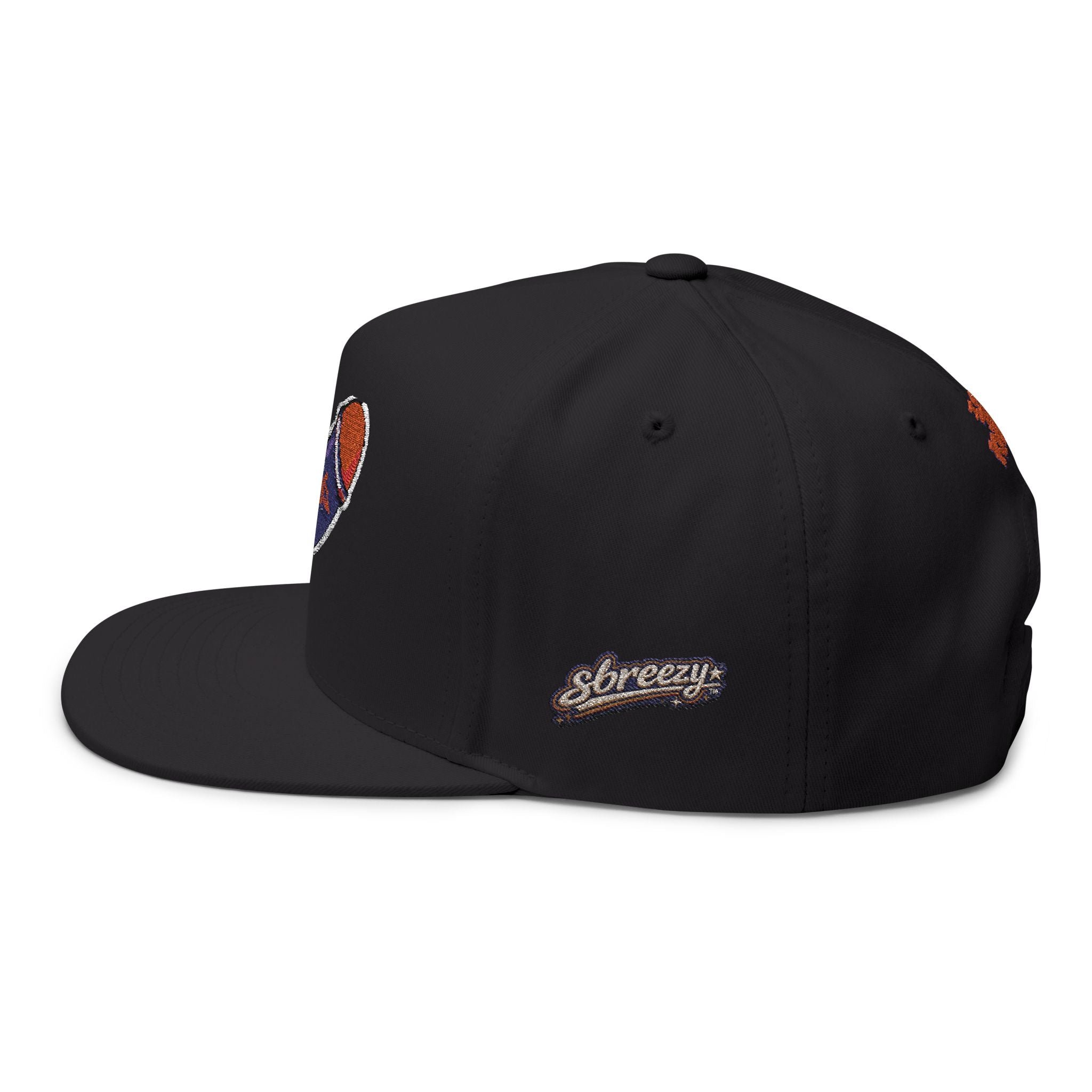 Embroidered Rocket Knicks Big Boy Flat Bill Cap