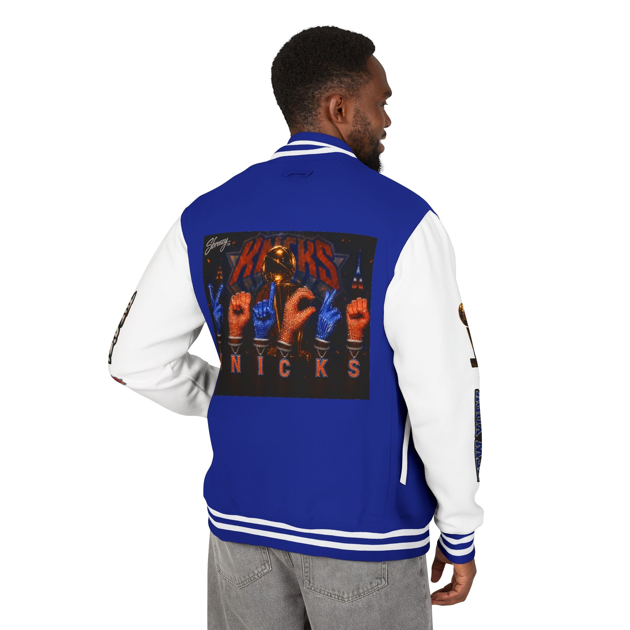Knicks Letterman Jacket — Vintage NYC Basketball Varsity Jacket