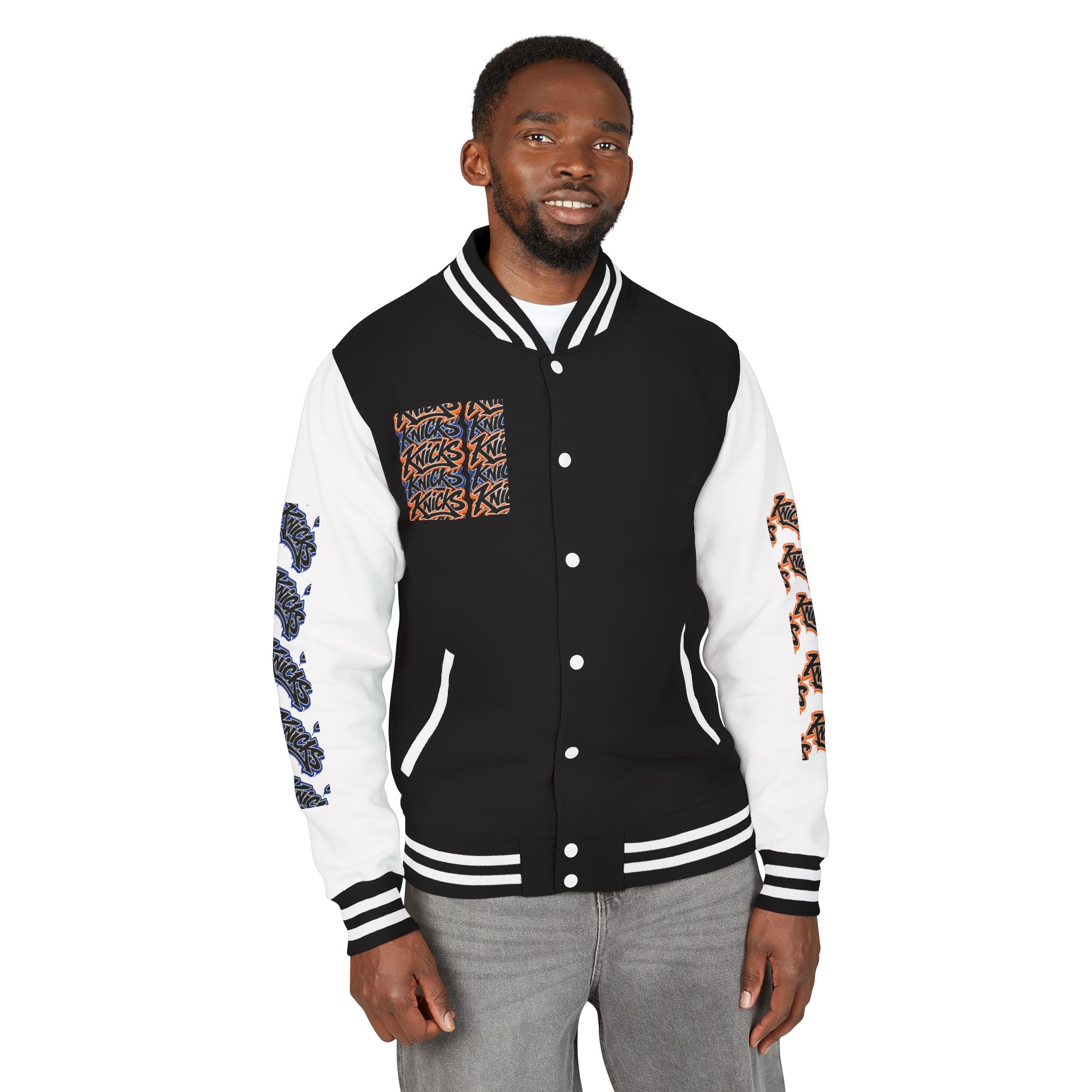 Knicks Graffiti Letterman Jacket