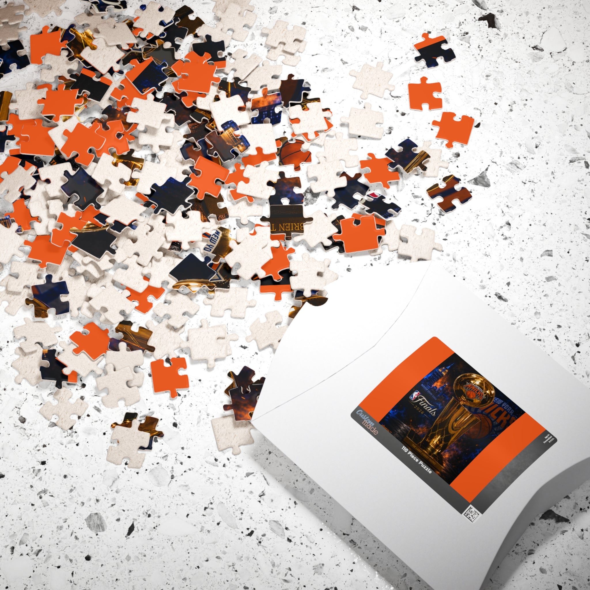 NBA Finals Trophy Puzzle — Basketball Championship Jigsaw (110/252/520/1014 pcs)