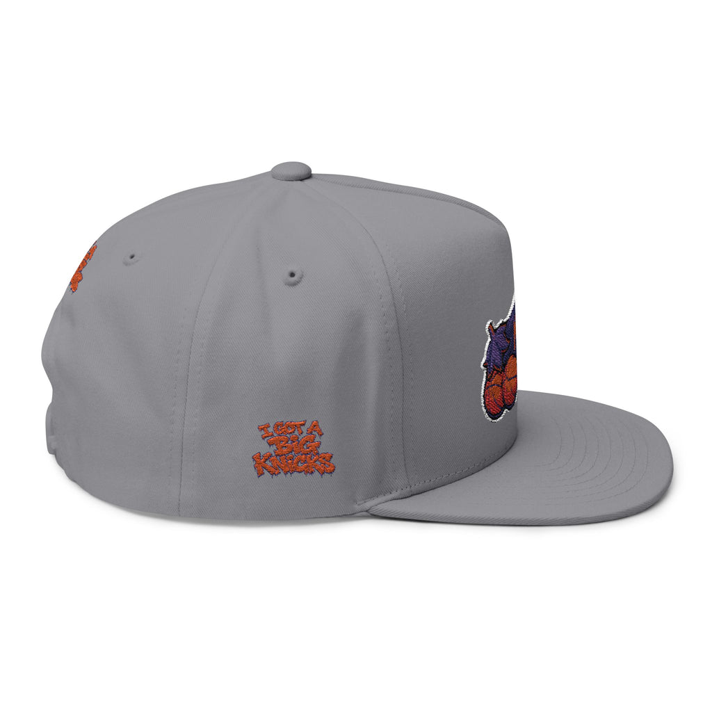 Embroidered Rocket Knicks Big Boy Flat Bill Cap