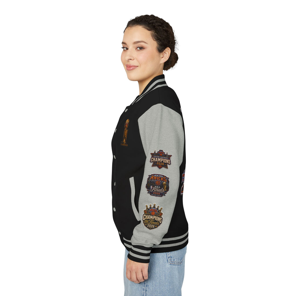 Knicks Patch Letterman Jacket — New York Basketball Varsity Jacket