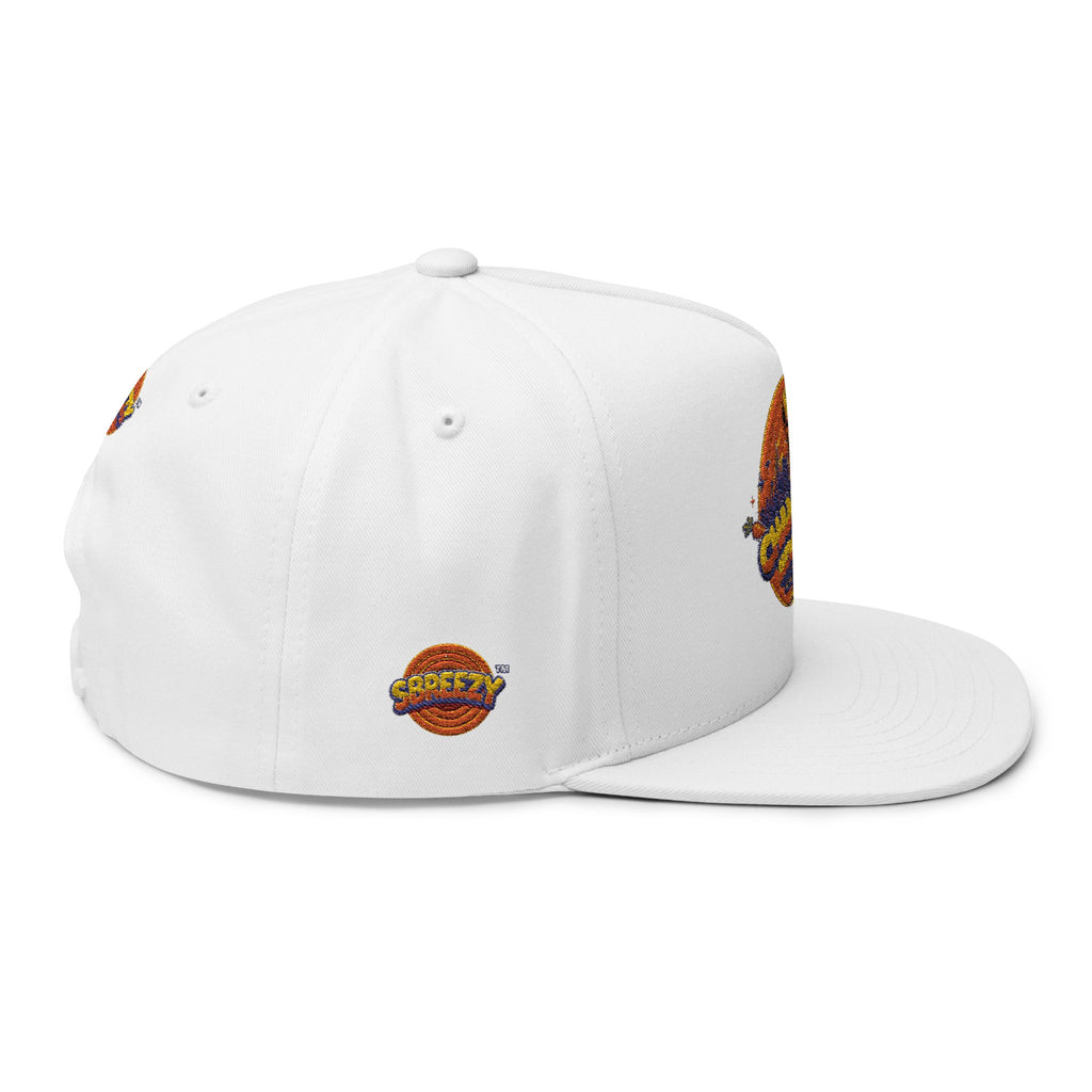 Champions Patch Flat Bill Cap — Embroidered New York Sports Snapback