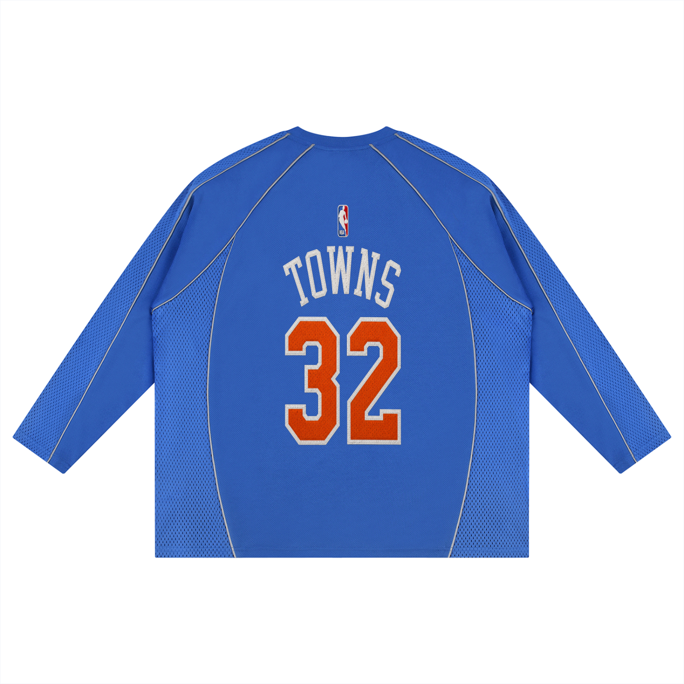 Karl Anthony Towns Sbreezy Knicks Paneled Raglan Soccer Jersey