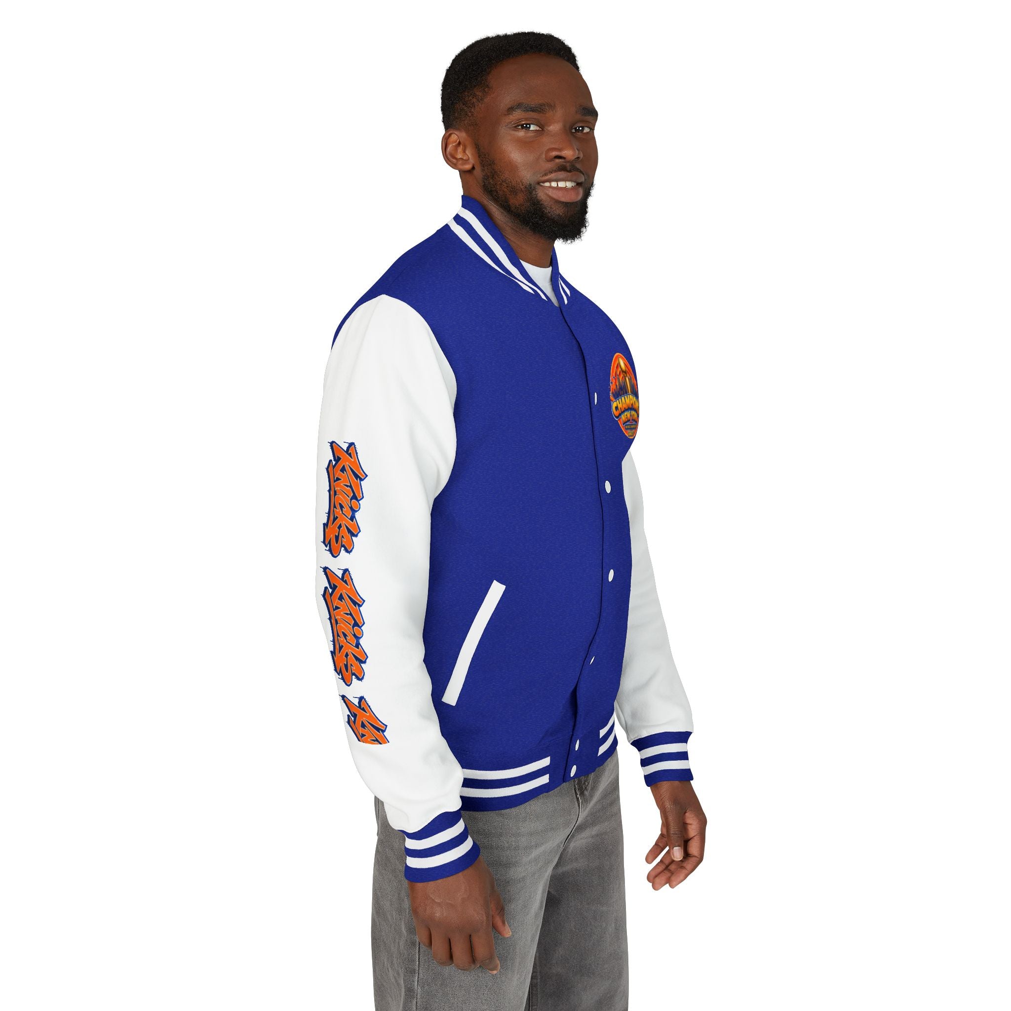 Knicks Championship Letterman Jacket — "That's All, Folks!" New York Stand Up
