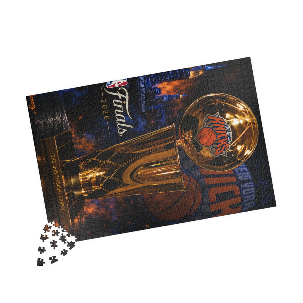 NBA Finals Trophy Puzzle — Basketball Championship Jigsaw (110/252/520/1014 pcs)