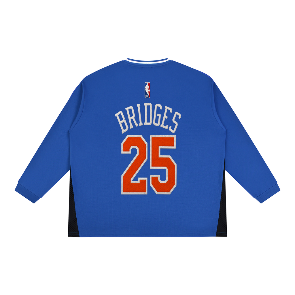 Knicks Mikal Long Sleeve Jersey