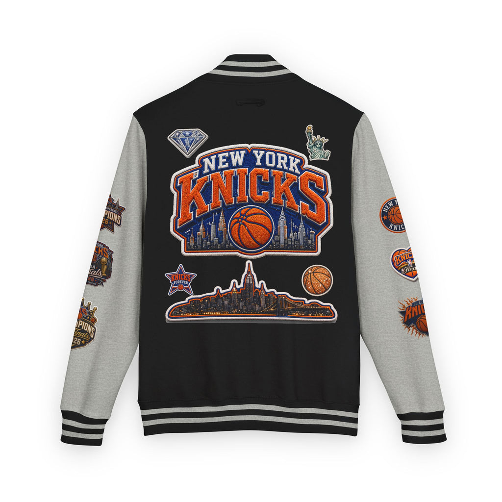 Knicks Patch Letterman Jacket — New York Basketball Varsity Jacket