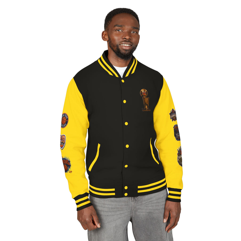 Knicks Patch Letterman Jacket — New York Basketball Varsity Jacket