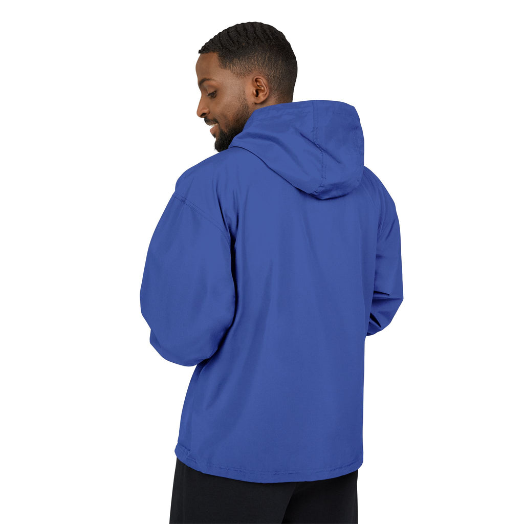Knicks Jacket — Champion Packable Windbreaker with Orange Floral Logo